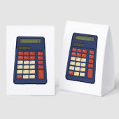 Plaque De Table Calculatrice Math Nostalgie École 80's 90's (Recto/verso)