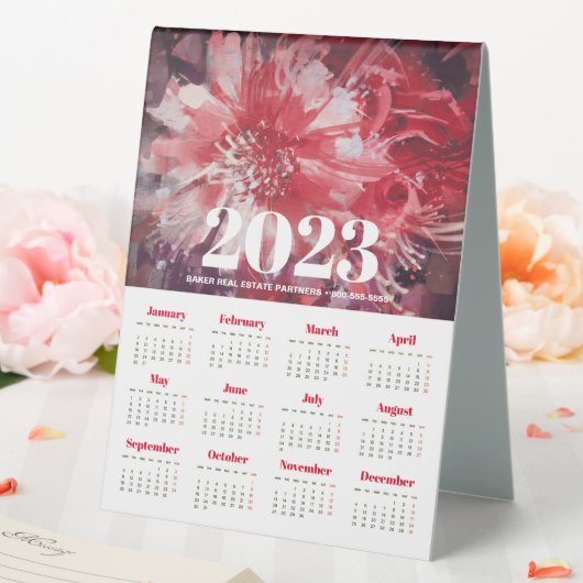 Plaque De Table Calendrier 2023 (In SItu (Mariage))