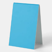 Plaque De Table Calendrier 2026 Vagues marbrées Tropical Turquoise (Verso)