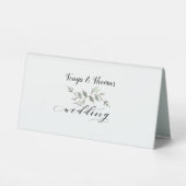 Plaque De Table Calligraphie De Police Swash Réservée À La Fête De (Verso)