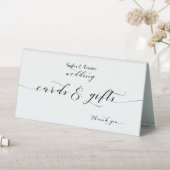 Plaque De Table Calligraphie rustique Invités Cartes et Cadeaux Si (En SItu (Tableau))