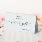 Plaque De Table Calligraphie rustique Invités Cartes et Cadeaux Si (In SItu (Mariage))