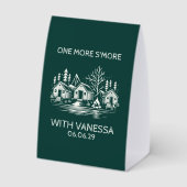 Plaque De Table Camp de vacances pour filles (Verso)