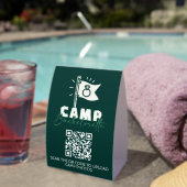 Plaque De Table Camp de vacances pour filles (InVersositu (sur table))