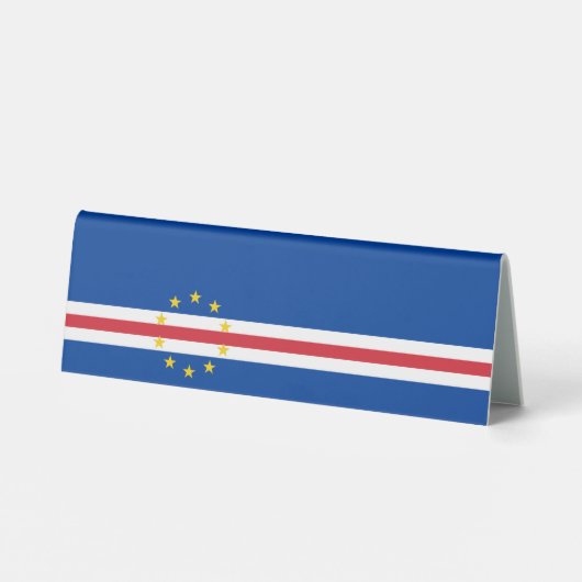 Plaque De Table Cap Verde flag (Verso)