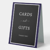 PLAQUE DE TABLE CARDS & GIFTS (Recto)