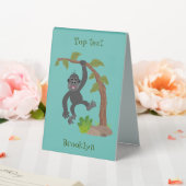 Plaque De Table Caricature de bébé gorille joyeux (In SItu (Mariage))