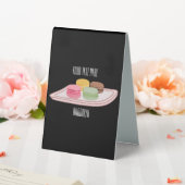 Plaque De Table Caricature de Macaron (In SItu (Mariage))