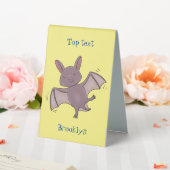 Plaque De Table Caricature de vol de chauve-souris (In SItu (Mariage))