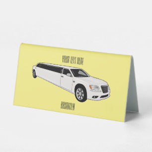 Plaque De Table Caricature limousine