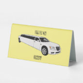 Plaque De Table Caricature limousine (Verso)