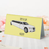 Plaque De Table Caricature limousine (In SItu (Mariage))