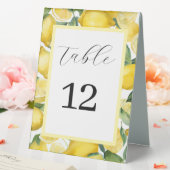 Plaque De Table Carte de table de mariage pour le jardin de citron (In SItu (Mariage))