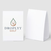 Plaque De Table Carte de table signature Droplyt Golf (Recto/verso)