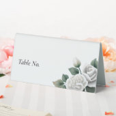Plaque De Table Carte Mariage Roses blanches (In SItu (Mariage))