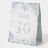 Plaque De Table Carte Numéro de tableau (Recto)