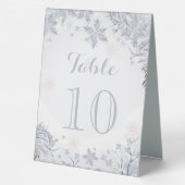 Plaque De Table Carte Numéro de tableau (Verso)