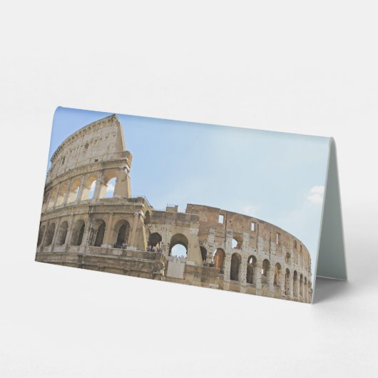 Plaque De Table Carte postale Colesseum (Verso)