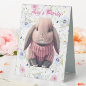 Plaque De Table Carte supérieure de la table de partie de lapin ro (In SItu (Mariage))