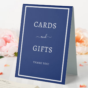 Plaque De Table CARTES & CADEAUX Violet foncé