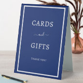 Plaque De Table CARTES & CADEAUX Violet foncé (En SItu (Tableau))