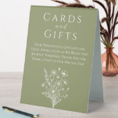 Plaque De Table Cartes de Mariage et Cadeaux-Élégance Fleur sauvag (En SItu (Tableau))