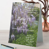 Plaque De Table Cartes de table de mariage Wisteria (En SItu (Tableau))