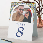 Plaque De Table Cartes de table Mariages en arche carrelée couleur (En SItu (Tableau))