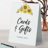 Plaque De Table Cartes et cadeaux de tournesol rustique Mariage (En SItu (Tableau))