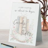 Plaque De Table Cartes et Cadeaux Fleur Sauvage Livre d'Histoires  (En SItu (Tableau))