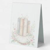 Plaque De Table Cartes et Cadeaux Fleur Sauvage Livre d'Histoires  (Verso)