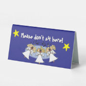 Plaque De Table Cartoon Angel Choir Customizable (Verso)