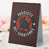 Plaque De Table Cats Against Fascists (In SItu (Mariage))