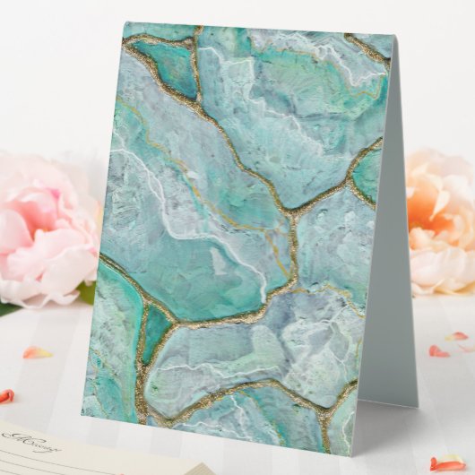 Plaque De Table Celadon Green, Jade Marble, Mint Green Geode (In SItu (Mariage))