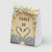 Plaque De Table Célébration de style Romance Cristal (Verso)