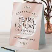 Plaque De Table Célébration élégante du 30e anniversaire de mariag (En SItu (Tableau))