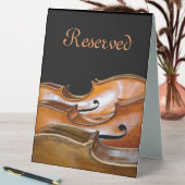 Plaque De Table Cellos réservés (En SItu (Tableau))