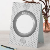 Plaque De Table Céramique gris dentelle (En SItu (Tableau))