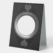 Plaque De Table Céramique noir (Recto)