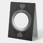 Plaque De Table Céramique noir (Verso)