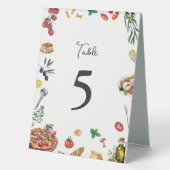 Plaque De Table C'est Amore Italian Table Number (Recto)