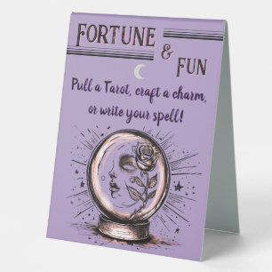 Plaque De Table Chance & Amusement