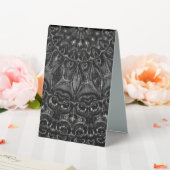 Plaque De Table Charcoal Mandala  Table Tent Sign (In SItu (Mariage))