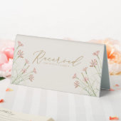 Plaque De Table Charme Élégant Creamy Wild Flower Mariage Siège (In SItu (Mariage))