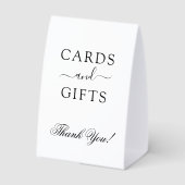 Plaque De Table Charming Cards & Gifts (Verso)