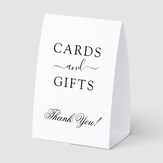 Plaque De Table Charming Cards & Gifts (Verso)