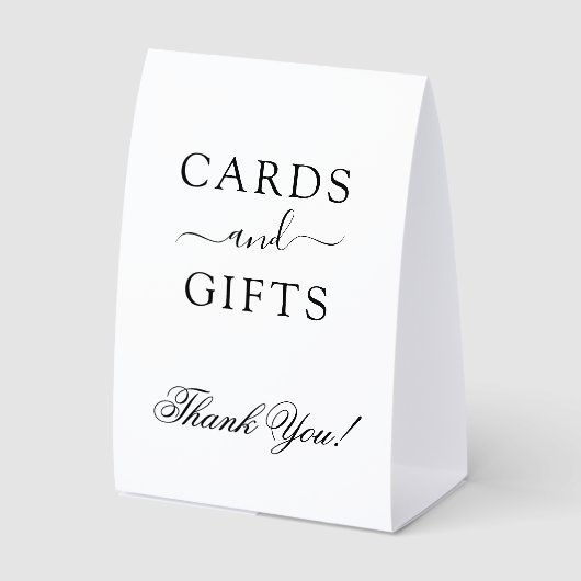 Plaque De Table Charming Cards & Gifts (Recto)