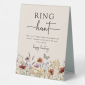 Plaque De Table Chasse à l'alliage de mariage (Verso)