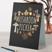 Plaque De Table Chasseur de champignons Champignons Picker (En SItu (Tableau))
