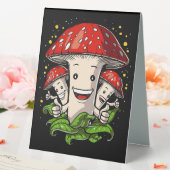 Plaque De Table Chasseur de champignons Drôle Magie Champignons (In SItu (Mariage))